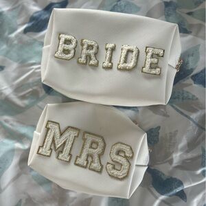 Bride and Mrs. Cosmetic Cases